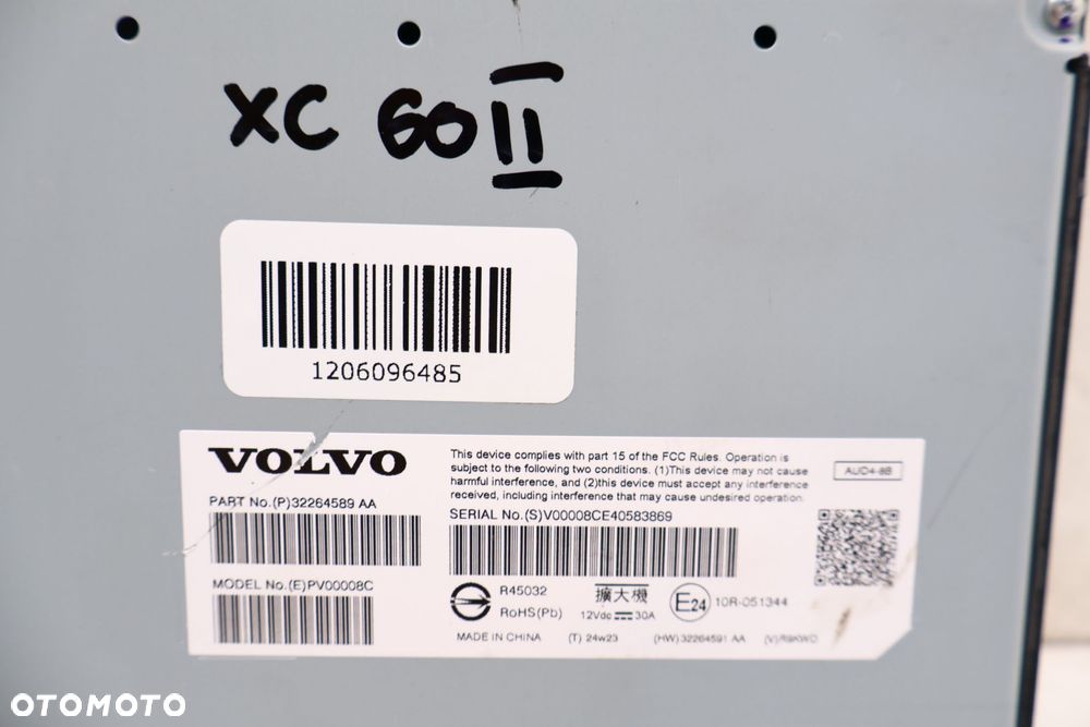 VOLVO XC60 II WZMACNIACZ AUDIO 32264589AA - 6