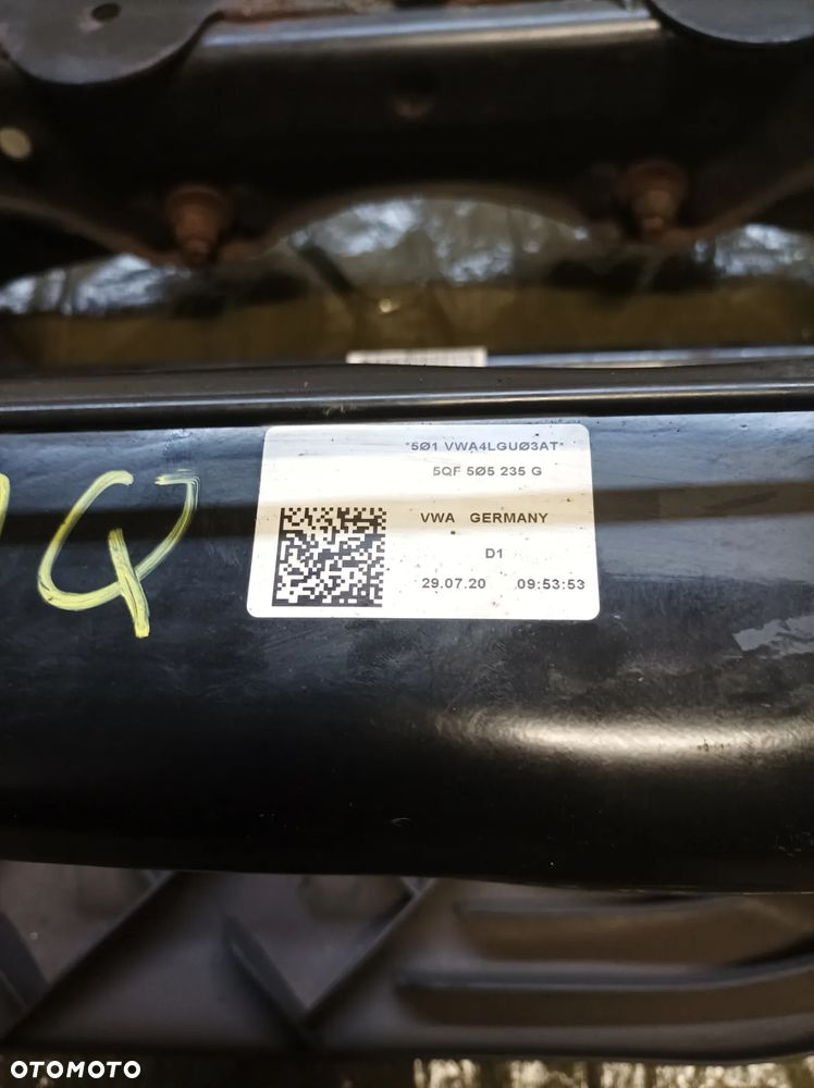 Skoda Kodiaq zawieszenie oś belka sanki wózek tył 5QF505235G - 5