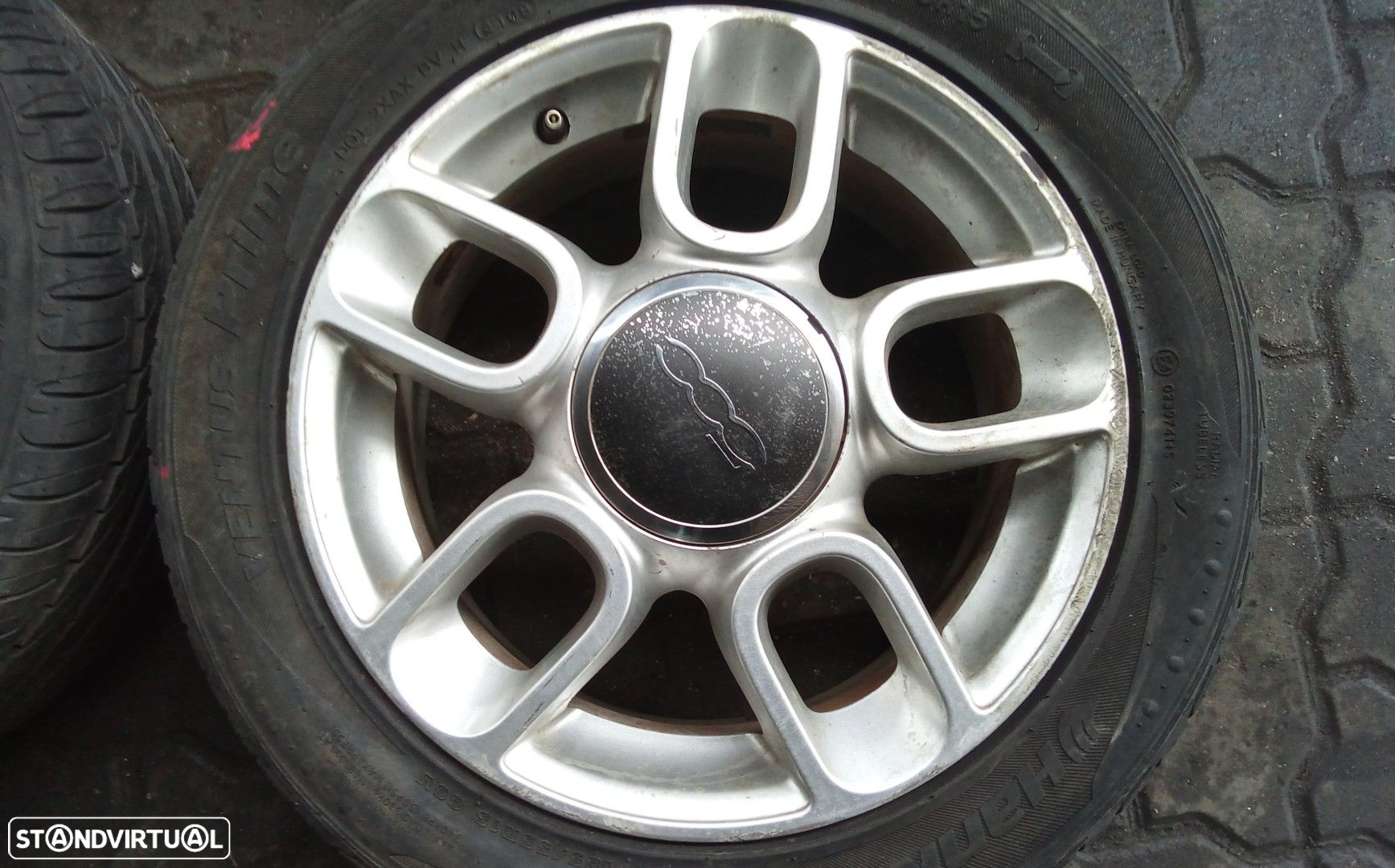 Jantes Fiat 500 R15 furação 4x98 - 4