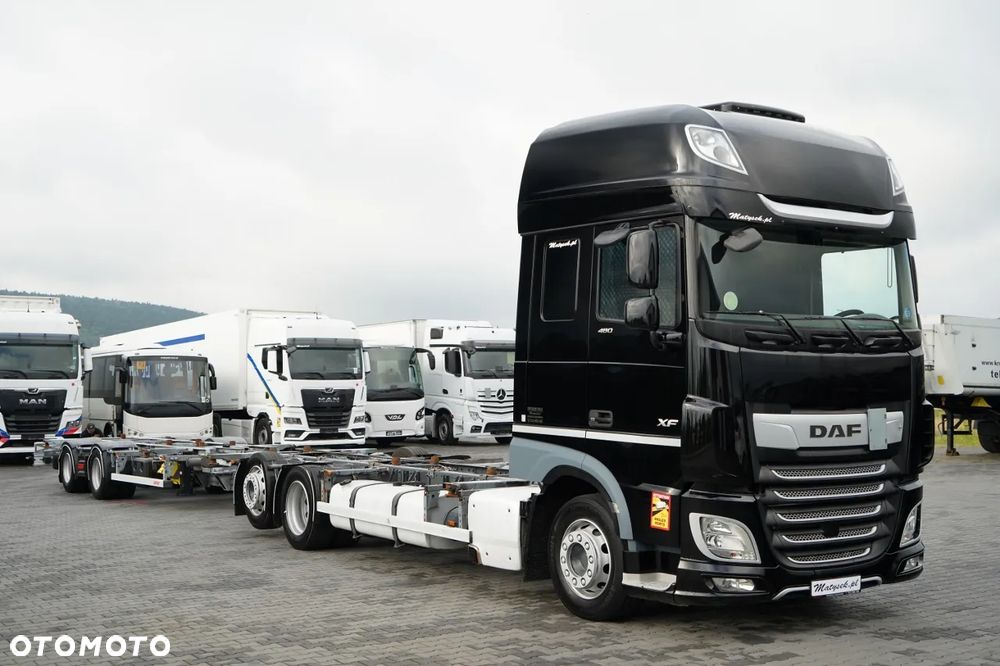 DAF XF 480 / BDF / 6X2 / ZESTAW TANDEM / SSC / KLIMATYZACJA POSTOJOWA / OŚ PODNOSZONA / WECON / PO KONTRAKCIE SERWISOWYM - 8