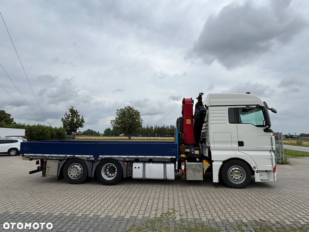 MAN TGX 26.480 6x2/4 z HDS z przodu na wieńcu HMF 3220 K5 , energetyka, konstrukcje dachowe , montażowy dźwig, budowlanka , kontenery (PALFINGER, HIAAB, EFFER, FASSI) cały na poduszkach - 7