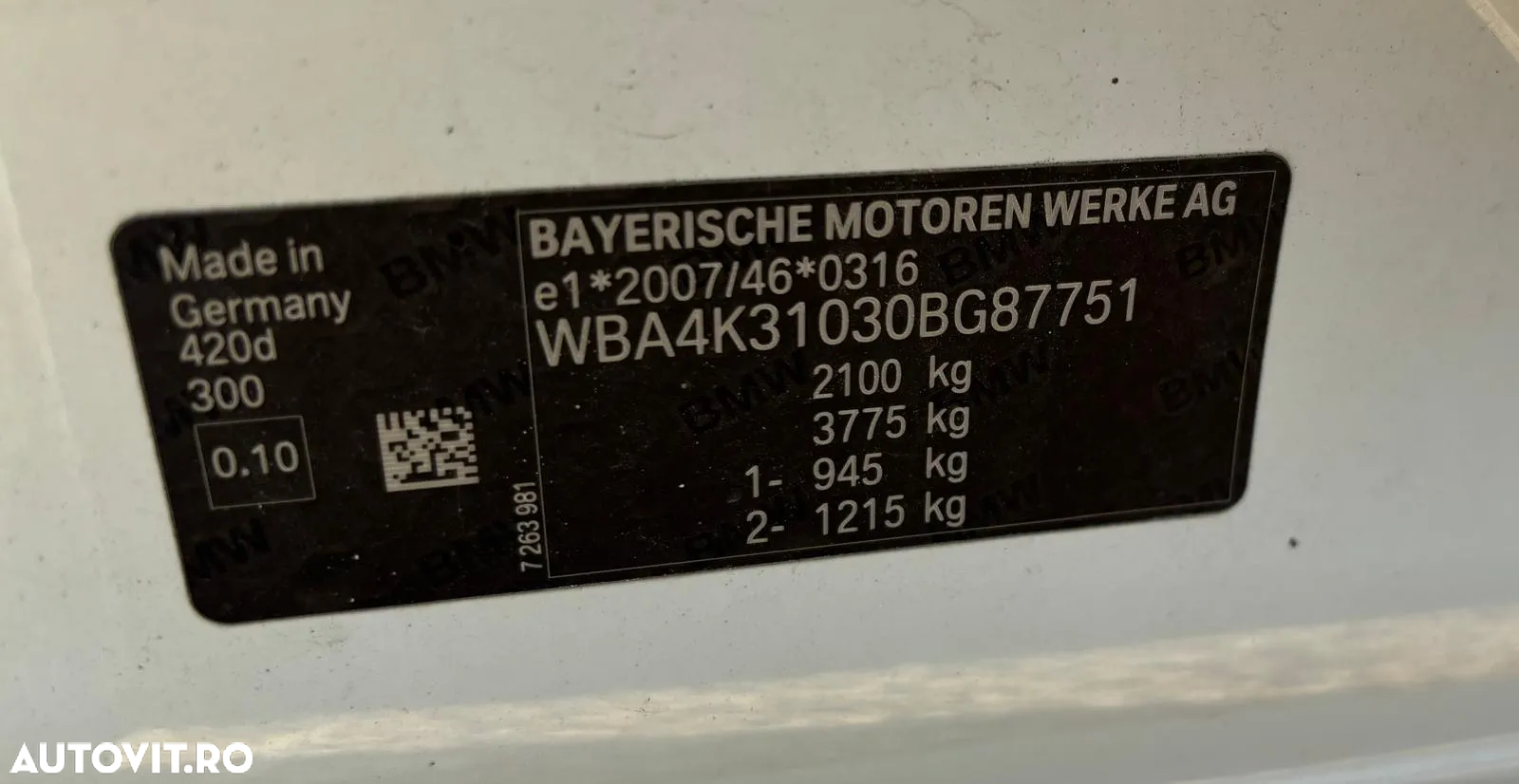 BMW Seria 4 420d Gran Coupe Aut. M Sport - 2