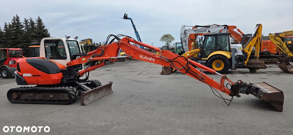 Kubota <<Kubota KX080-3, 2009r, ramie 3xłamane!, nowe gąsienice!>> - 22