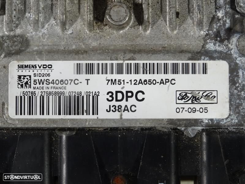Centralina De Motor Ford Focus Ii (Da_, Hcp, Dp)  7M5112a650apc / 3Dpc - 2