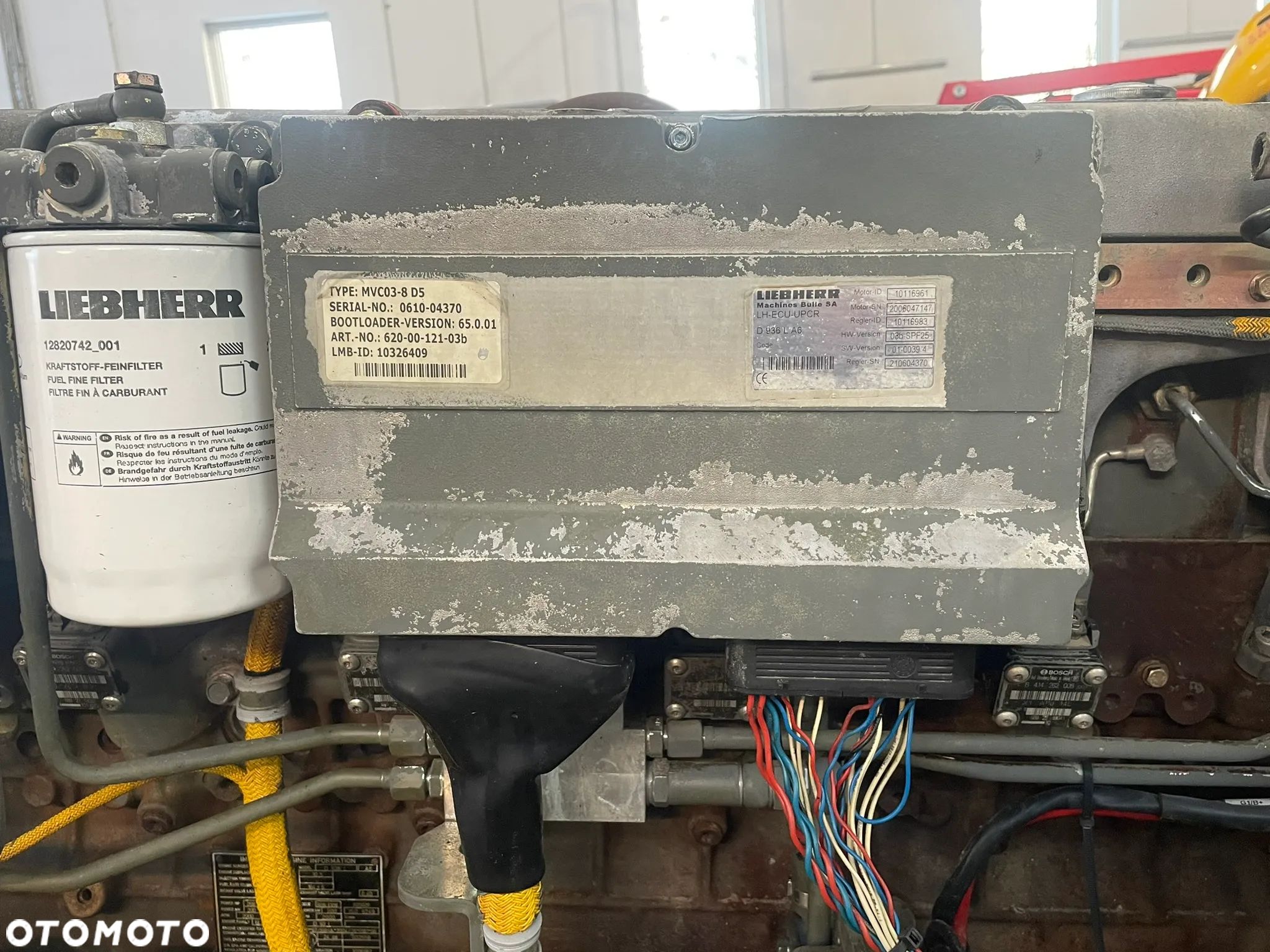 Komputer sterownik silnika liebherr D 936 L A6  LH- ECU - UPCR - 1