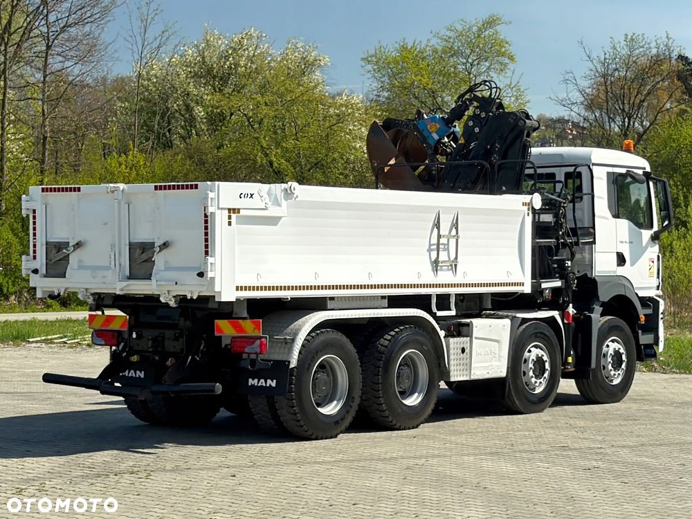 MAN TGS 35.470 * WYWROTKA 5,10 m + PILOT * HIAB Z - HIPRO 191 * 8x4 - 8