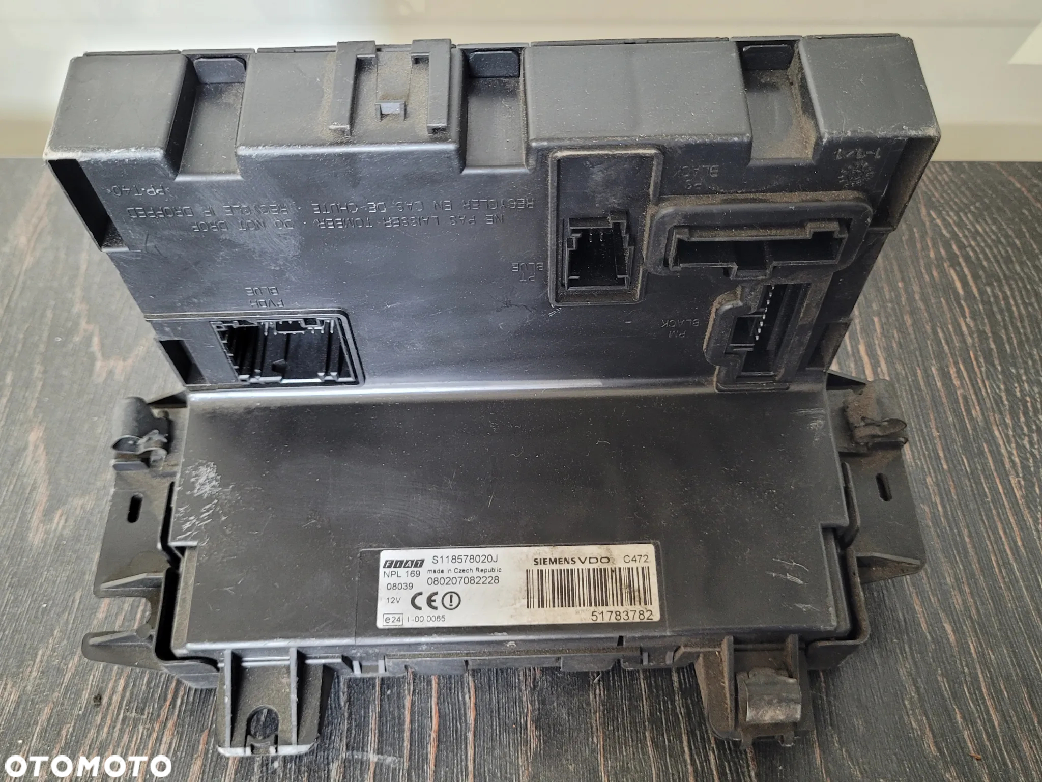 Fiat Panda II 1.3 D Skrzynka Bezpieczników Moduł BSI 51783782 - 5