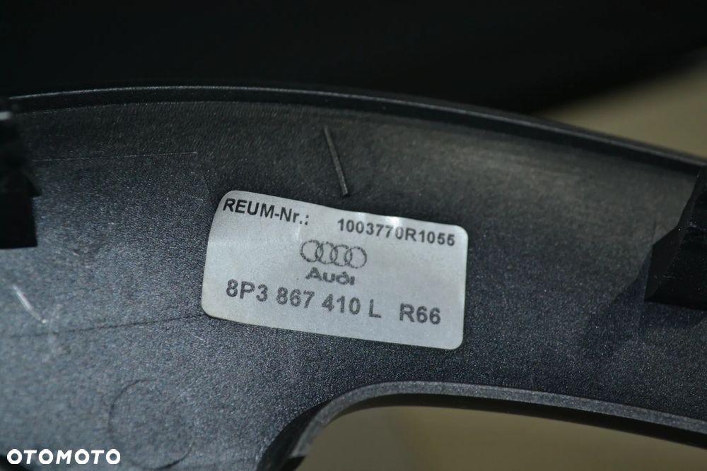 AUDI A3 8P 3D 04-12 LISTWY OZDOBNE DESKI TAPICERKI DRZWI DEKORY R66 KOMPLET - 5