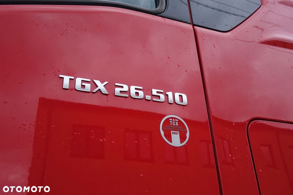 MAN TGX 26.510 6x2/4 BL SA / PUSHER / 90 000 KG / XXL / STANDARD / AUTOMAT / OŚ PODNOSZONA SKRĘTNA / RETARDER / LODÓWKA / KLIMA POSTOJOWA / NAVI - 10