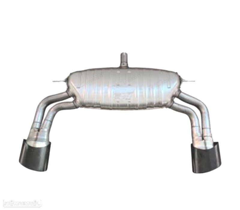 PANELA DE ESCAPE AUDI A3 S-LINE HATCHBACK 17-20 LOOK RS3 PRETO - 2