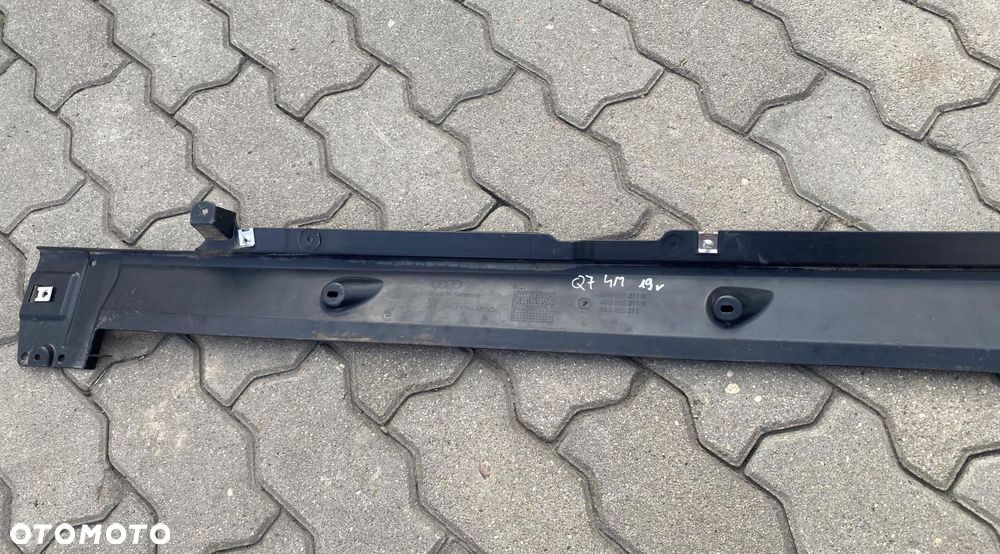 AUDI Q7 4M 4M0825211H LEWY PRÓG OSŁONA PODWOZIA LEWA ORYGINAŁ - 5