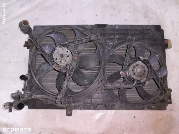 CHŁODNICA WODY + WIATRAKI AUDI TT 1.8 T 1J0121253AD - 1