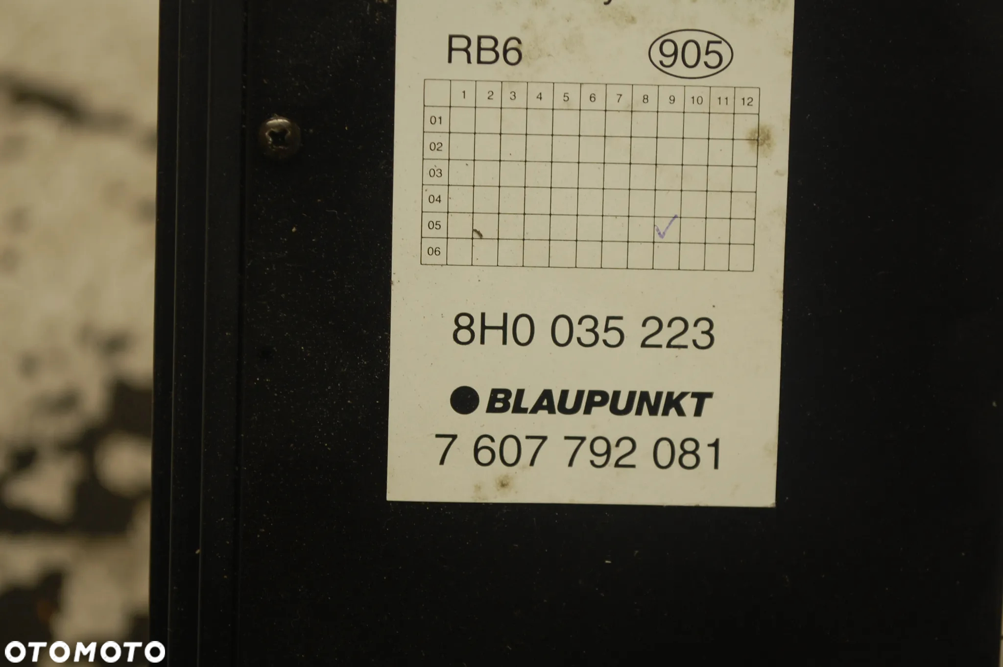 WZMACNIACZ BLAUPUNKT 8H0035223 AUDI A4 B7 B6 CABRIO - 4