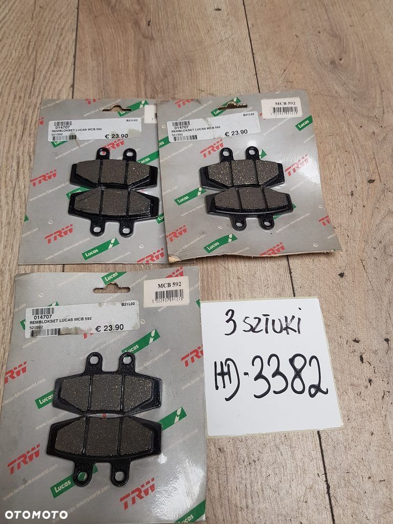 Klocki hamulcowe TRW-Lucas MCB 592 KTM MX600 LC4 EXC600 MX125 MX250 MX350 MX500 - 1