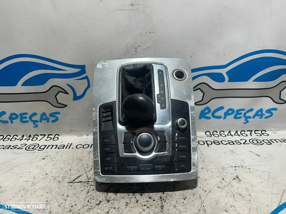 .Manete Seletor Velocidades Automáticas Consola Central Original Audi Q7 4L 4L2713139L 2006 – 2015 - 1