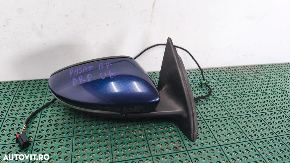 Oglinda stanga/dreapta Volkswagen Passat B7 fara rabatare de pe masina volan dreapta - 1