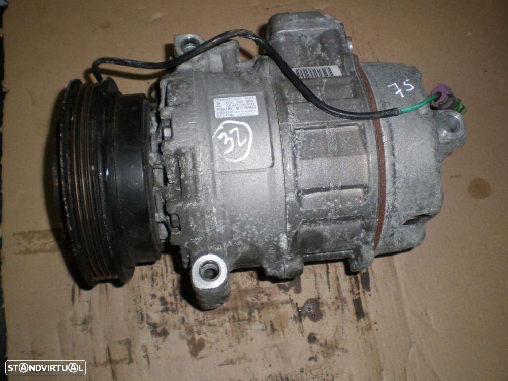 Compressor AC 8D0260808 AUDI A4 1999 1.6 I VW PASSAT 2004 1.9 TDI VW PASSAT 2000 1.9TDI 115CV 5P PRETO DIESEL DENSO - 2
