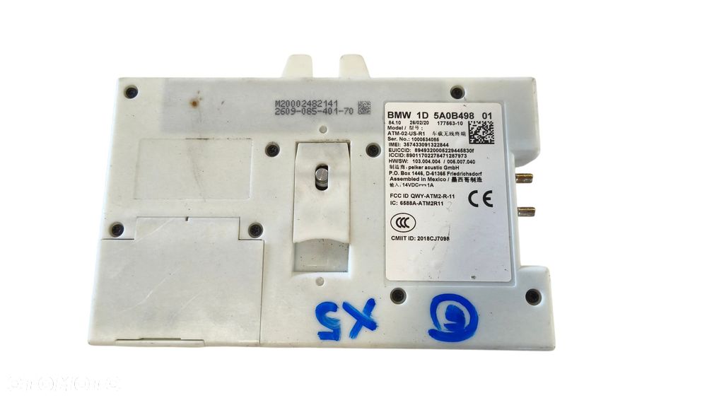 BMW X5 G05 20r ANTENA 5A0B498 - 1