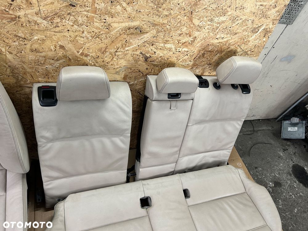 Bmw x3 f25 komplet foteli fotele tapicerki boczki jasna skóra komplet - 13