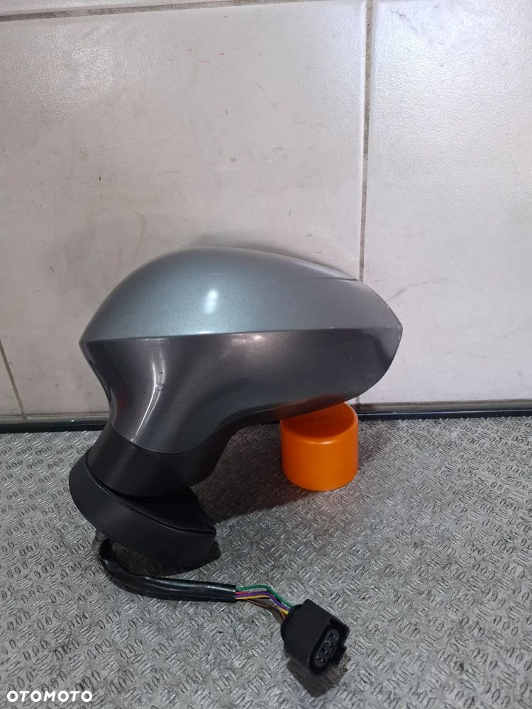 Lusterko lewe Seat Leon II lift 2012 rok elektryczne 7-PINÓW kolor LX7R europa - 2