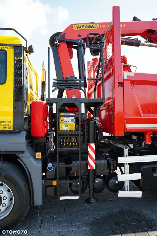 MAN TGS 26.420 / 6x4 / WYWROTKA 2 STRONNA / HYDROBURTA / BORDMATIC + HDS PALFINGER 18002 / ROTATOR / PILOT / EURO 6 - 23