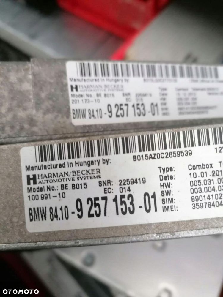BMW X3 F25 F10 MODUŁ STEROWNIK COMBOX 84102447928 - 7