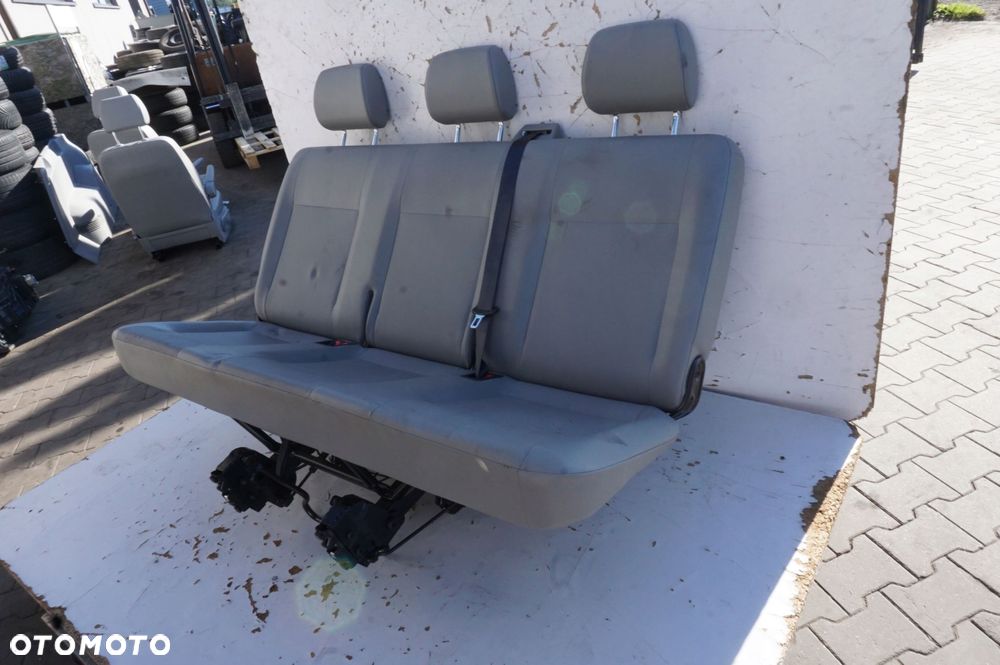 FOTEL KANAPA 2 RZĄD VOLKSWAGEN TRANSPORTER T5 FL - 3