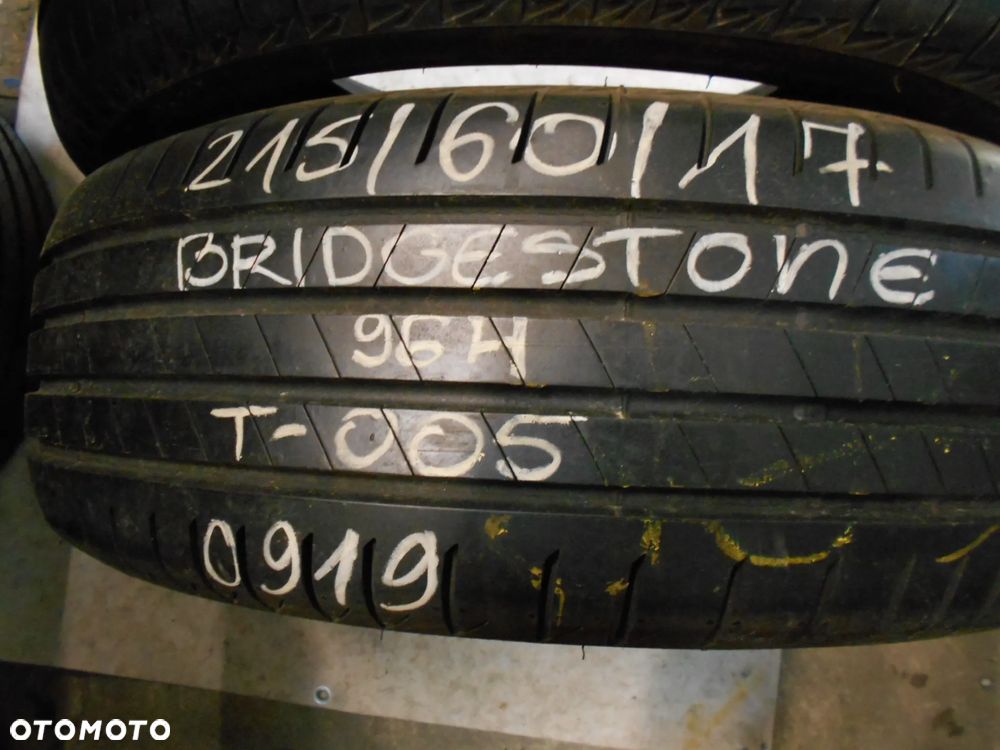 OPONY 215/60R17 BRIDGESTONE TURANZA T005 DOT 0919 7.9MM - 3