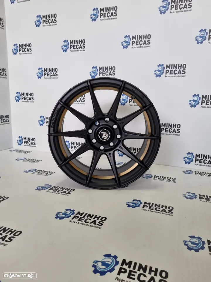 Jantes Seventy9 (SCF-F) em 15 Pretas Bronze Lip - 8