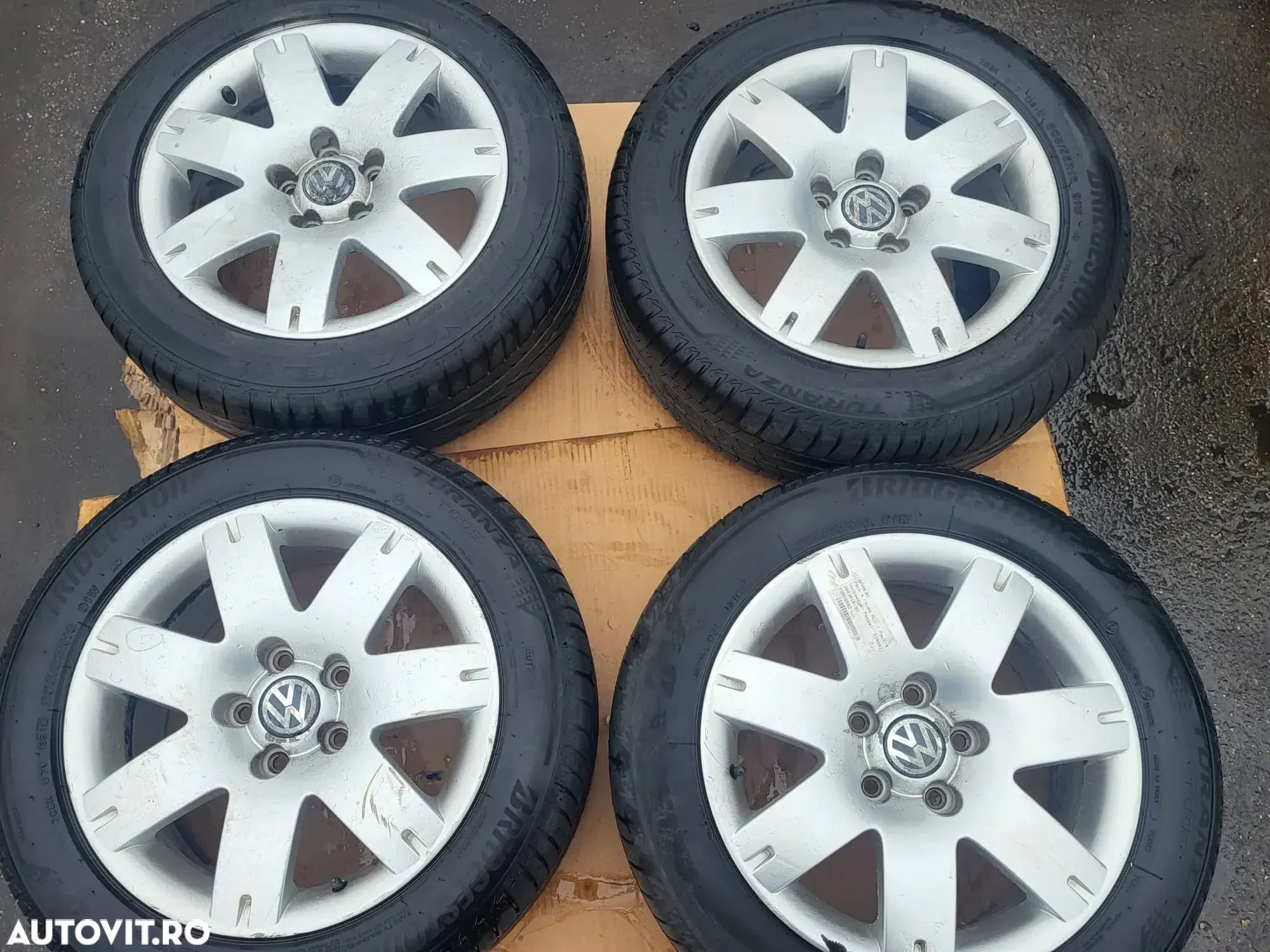 Jante aliaj cu anvelope Volkswagen Passat 205/55R16 - 1