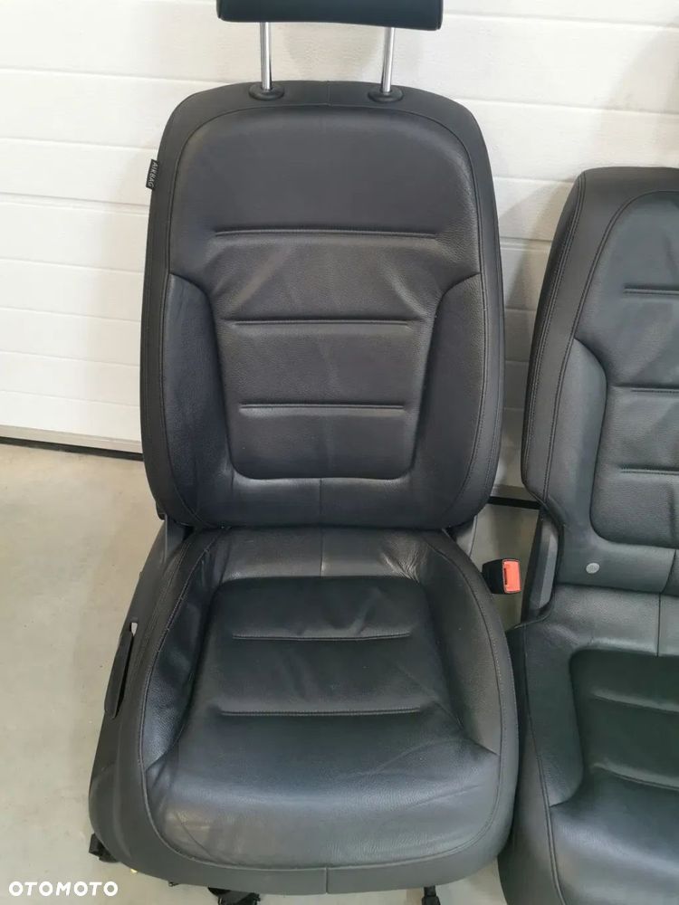 VW TOUAREG 7P 10-18R FOTEL FOTELE KOMPLET KANAPA SKÓRA - 5