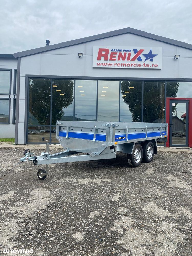 Vesta Remorca auto cu doua axe , 750 kg ,300/150/37cm - 2