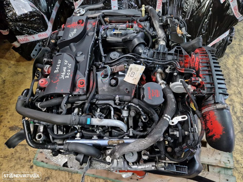 Motor usado para peças reparação 306DT JAGUAR XF XF250 3.0D V6 245CV - 3