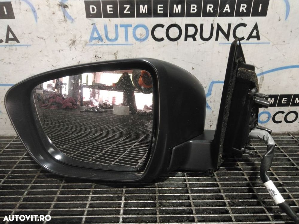 Oglinda stanga Nissan Qashqai J11 2013 - 2017 4 Usi NEGRU (1243) Rabatabile Cu rabatare - 2