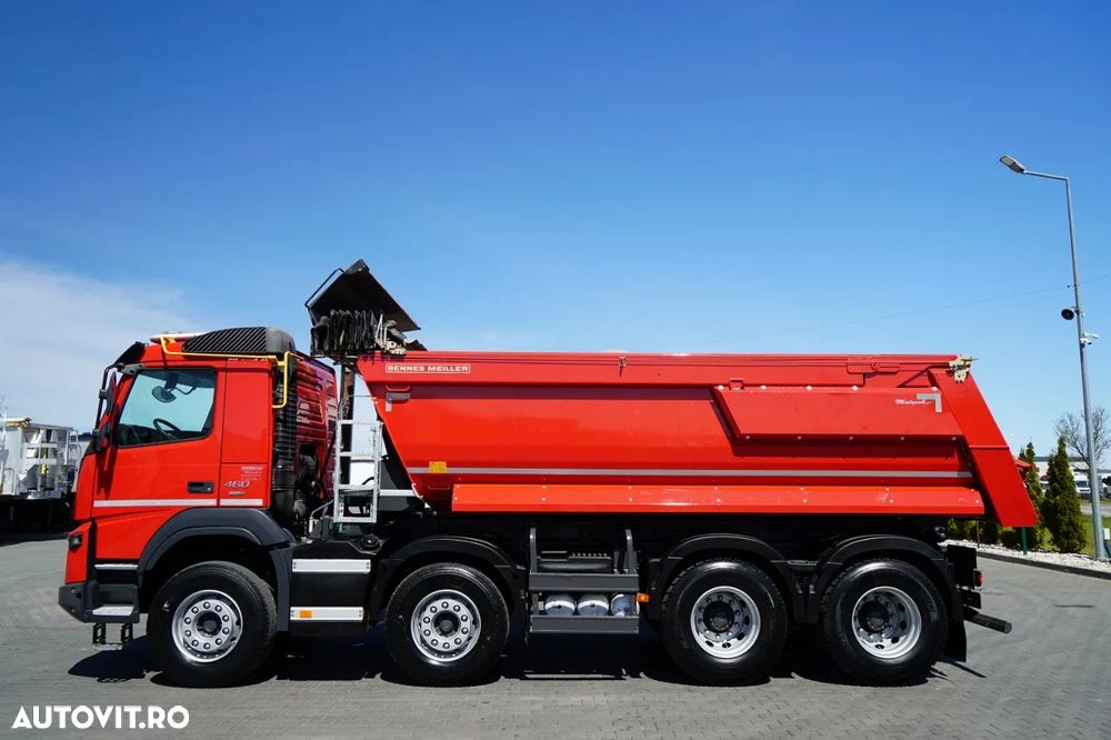 Volvo FMX 460 / 8x4 / BASCULATOR SPATE / I-SHIFT / EURO 6 / - 13