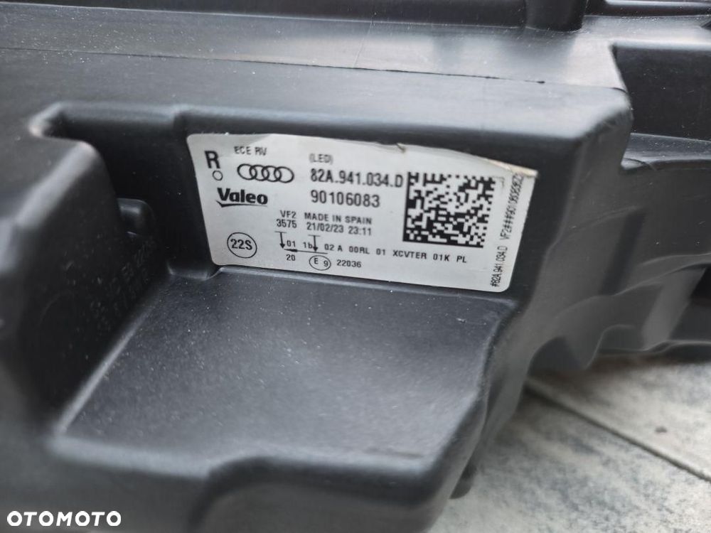 AUDI A1 S1 82A Lampy przód Full Led Dynamic 82A941033D 82A941034D 2023 - 14
