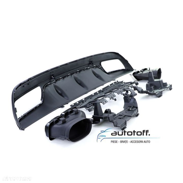 Difuzor bara spate Mercedes W205 C-Class (14-18) C63 Chrome Design - 7