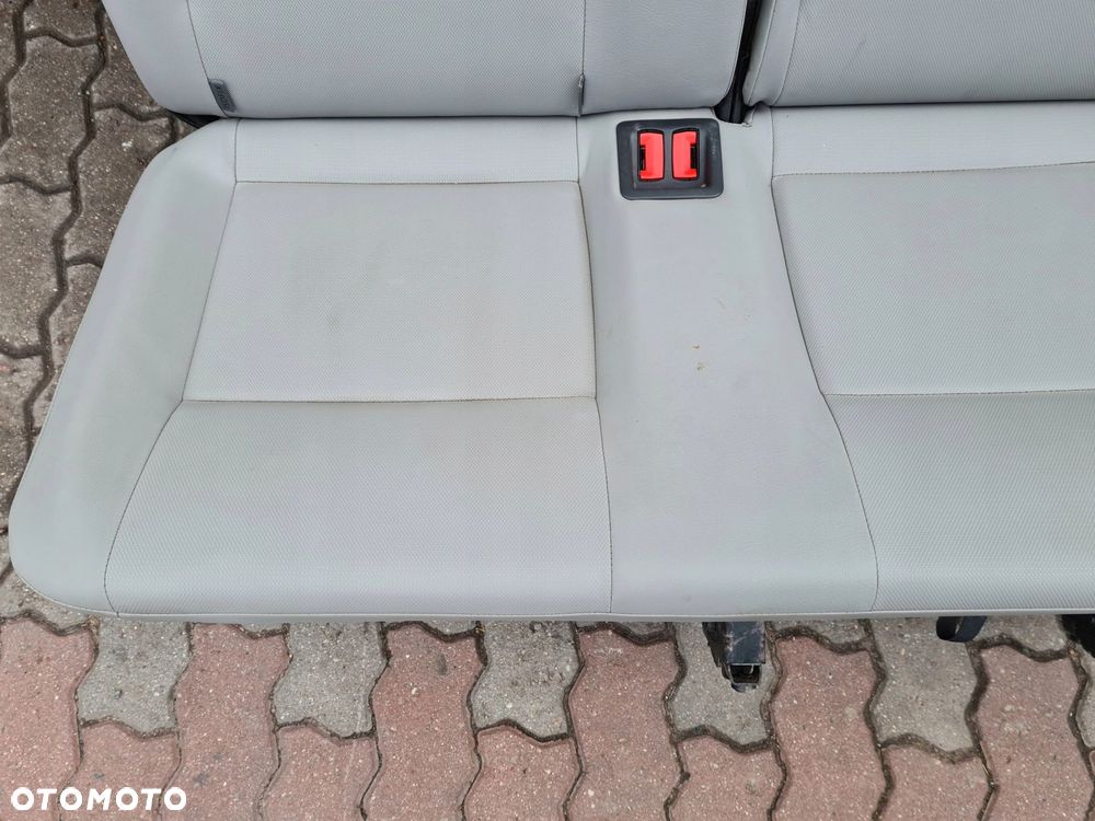 VW T5 LIFT fotel trójka ławka tył 3rząd SKAJA - 4