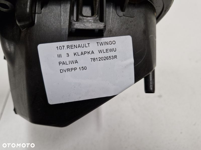 RENAULT TWINGO III 3 KLAPKA WLEWU PALIWA 781202653R DVRPP - 4