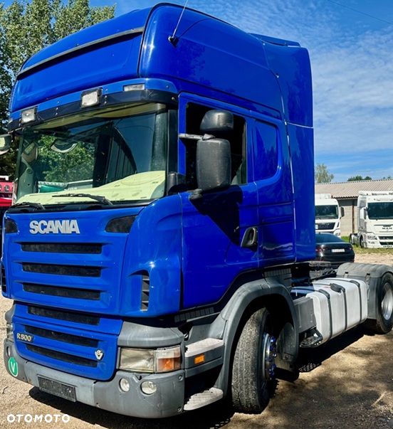 Scania R500 V8 TOPLINE MANUAL RETARDER KLIMA WEBASTO LODÓWKA 2xALUTANK 995000km EURO 5 2008 ŁADNA - 3