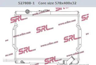 Radiador de água refrigeração do motor Mitsubishi L200 K14 - 2