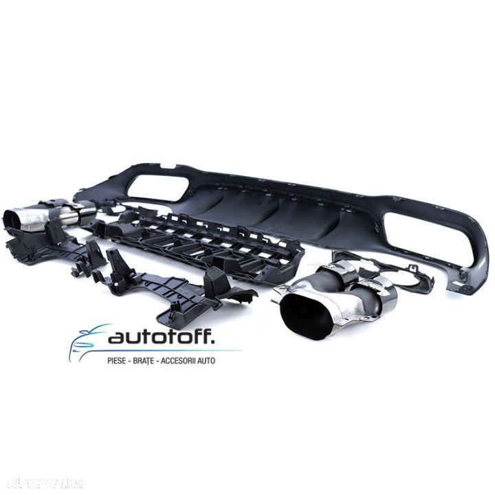 Difuzor compatibil cu Mercedes W213 E-Class (2016+) E53 Design Full Black - 10