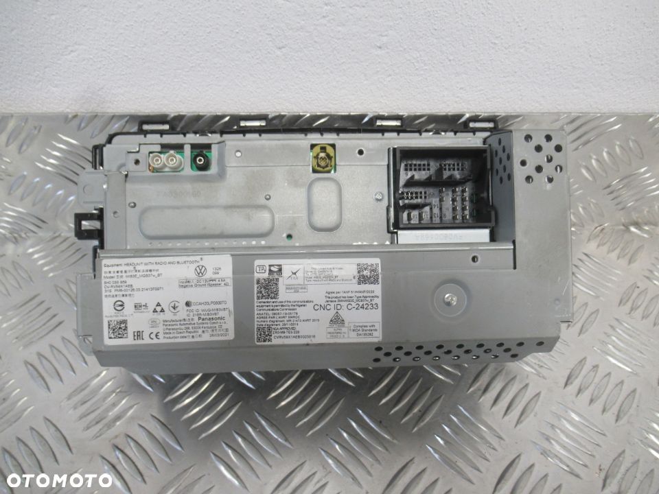 PANEL WYŚWIETLACZ RADIO NAWIGACJA EKRAN VW GOLF VIII 8 VW CADDY IV 4 - 6