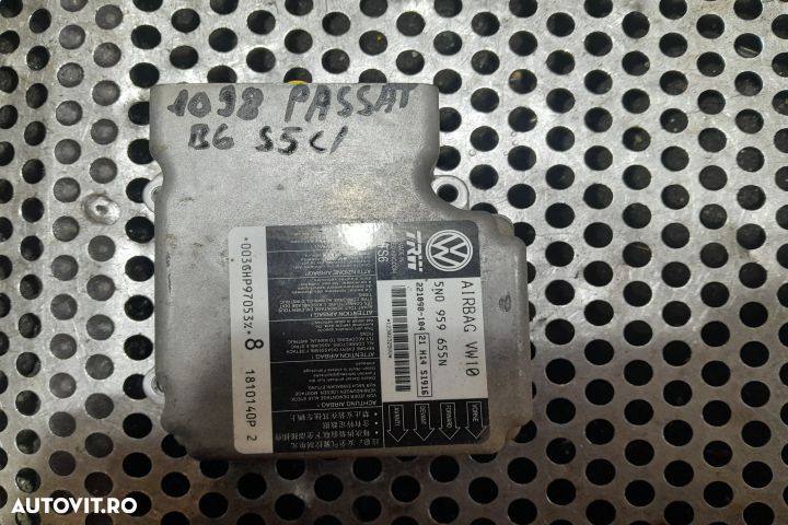 Calculator airbag 5N0959655N 5N0959655N Volkswagen VW Passat B6 [2005 - 1