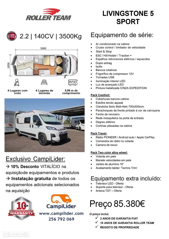 Roller Team Livingstone 5 SPORT ***NOVA*** - 26