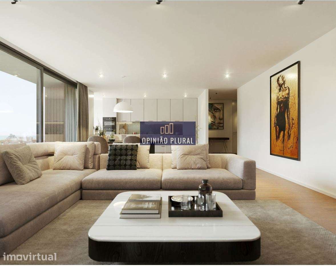 T2 de Luxo com 2 Frentes e Varanda  Vista Mar - Grande imagem: 2/13