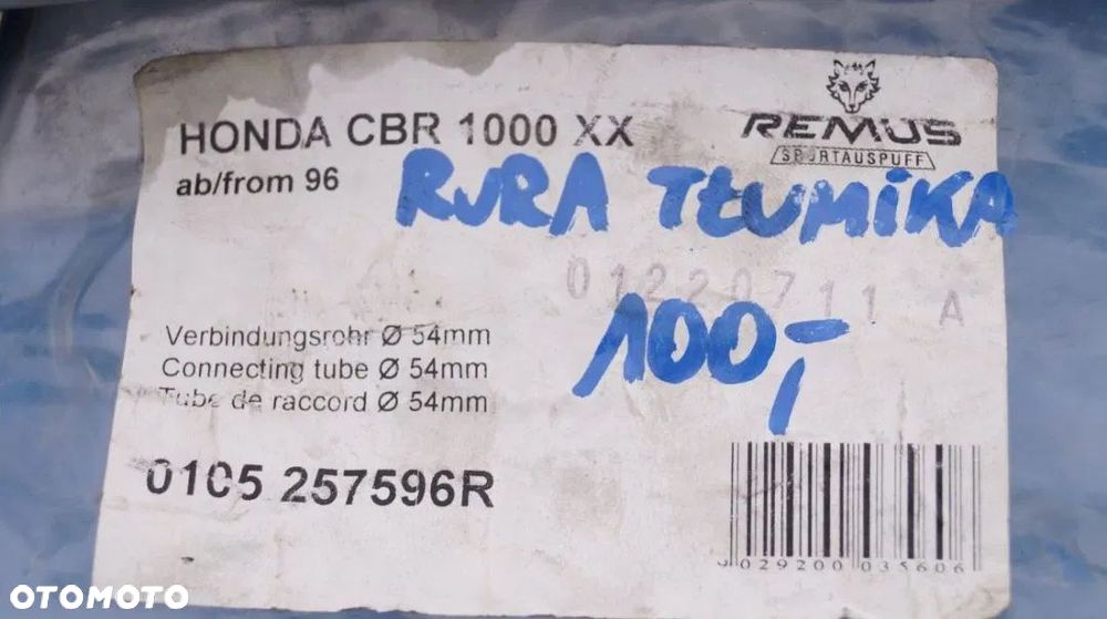 Rura tłumika REMUS Honda CBR 1000XX - 2