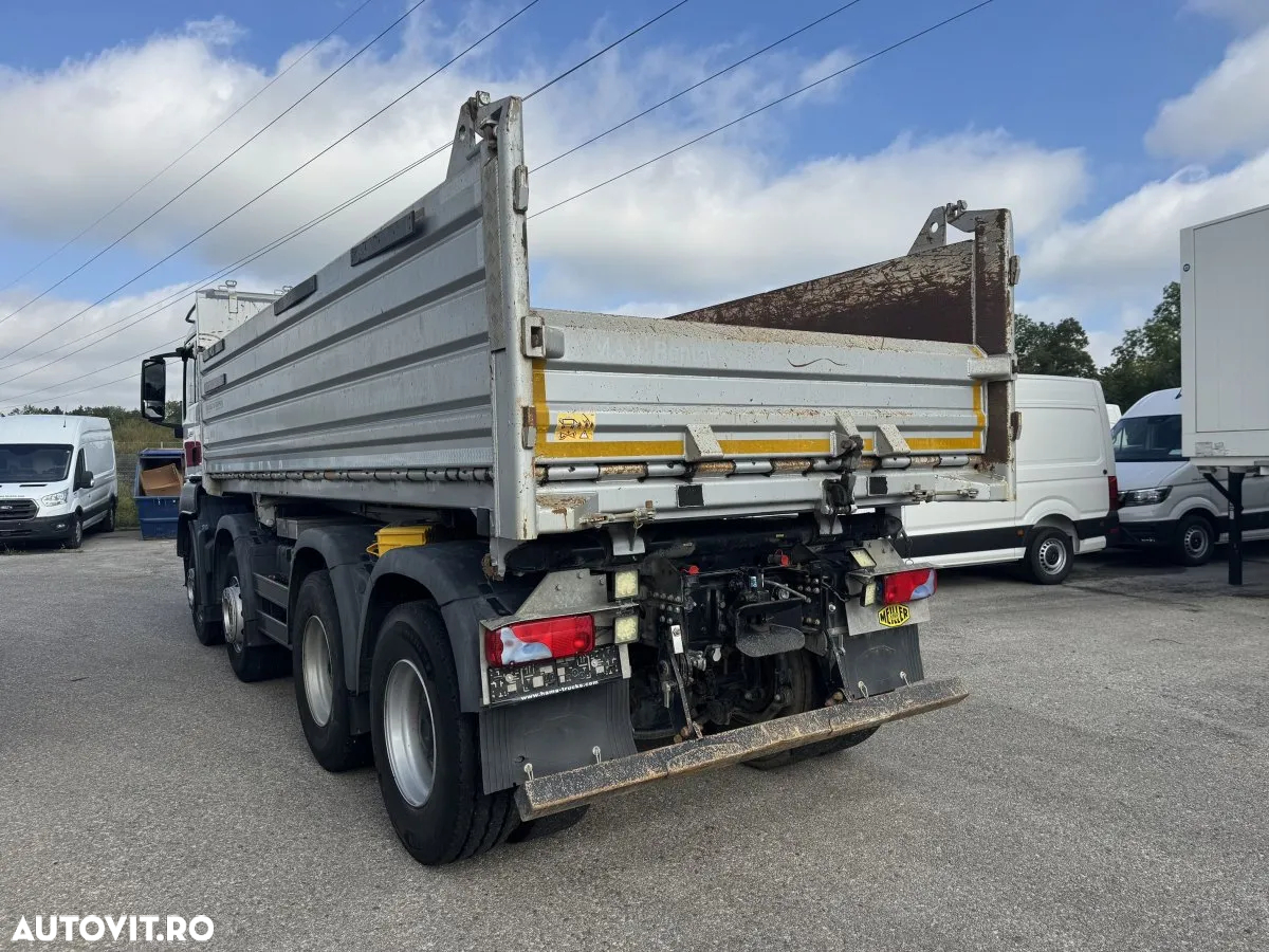 MAN TGS37.470, 8x4, Retarder, Bordmatik, descarcare trilaterala,  Factura externa - 5