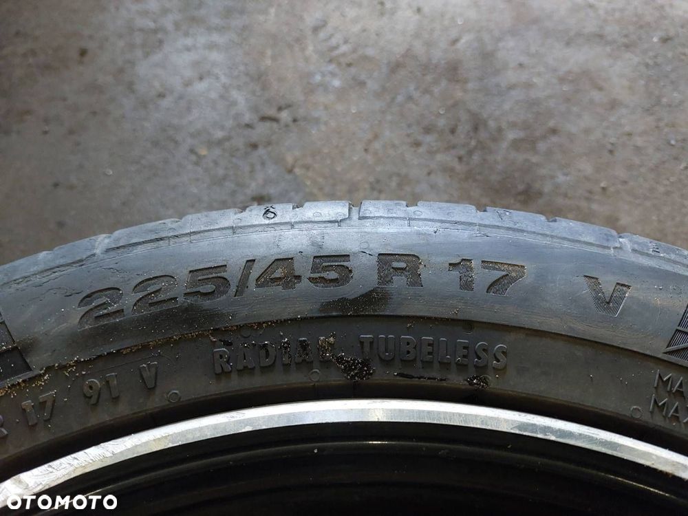 KOŁA KOMPLET FELGI OPONY LETNIE 5x115 7Jx17 FI70,3 225/45R17 205/50R17 - 17