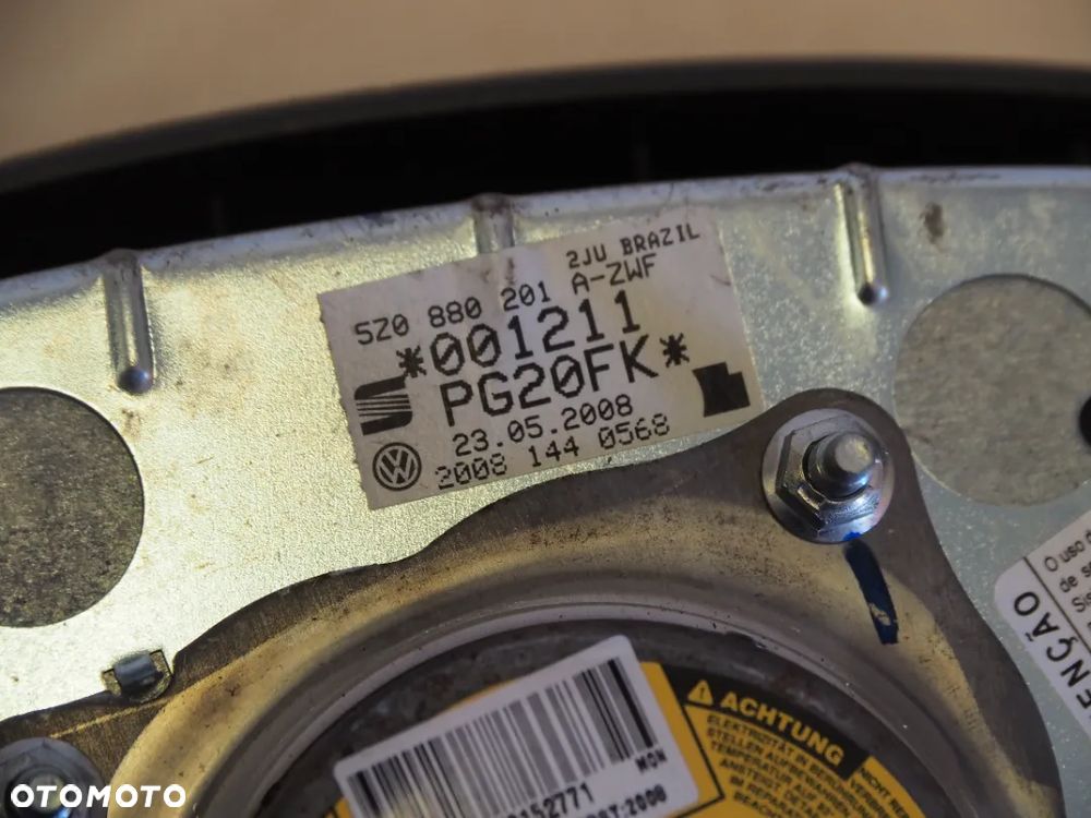 Poduszka kierowcy airbag Volkswagen FOX 5Z0880201A - 6